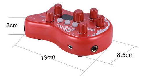 Zx Procesador Multiefectos De Guitarra Portátil Ammoon