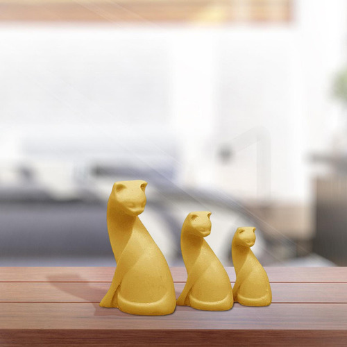 2 Juego De Colección De Figuras De Gatos Pequeños A