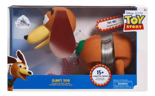 Muñeco Disney Store Slinky Toy Story Pixar Parlante Inglés