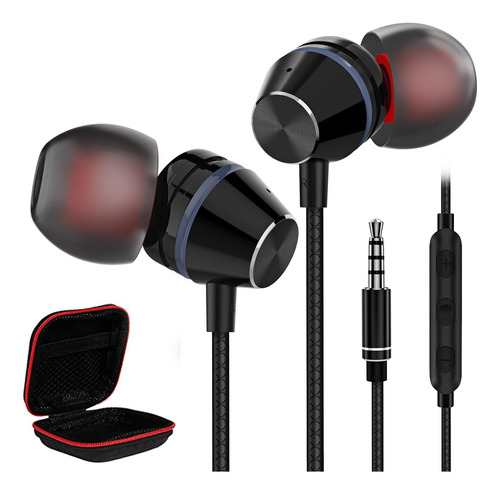 Titacute Auriculares De 3,5 Mm Auriculares Magnéticos Con 5a