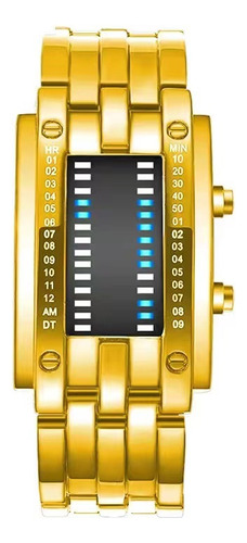 Reloj Led Binario Modelo E-men Moda Estilo Robot