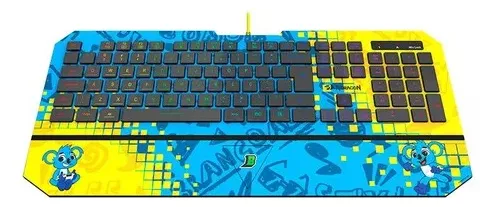 TECLADO GAMER BRANCOALA RGB