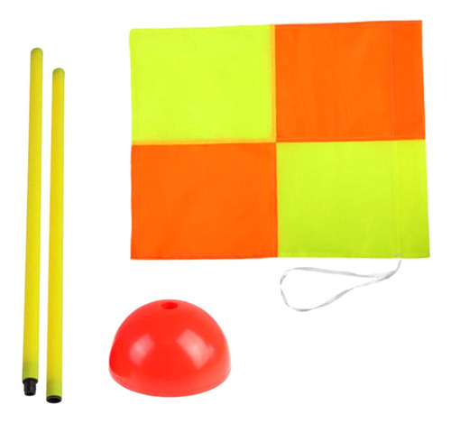 Pólos De Agilidade De Futebol 2pcs Pólos Base Vermelha
