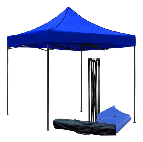 Carpa Toldo Plegable 2x2 M Jardin Reforzado Impermiable Lona