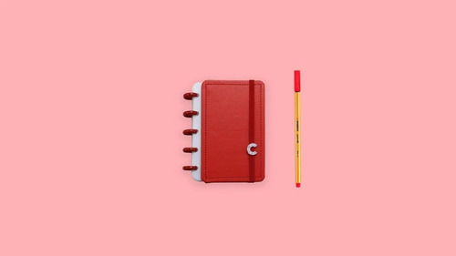 Caderno Inteligente All Red Inteligine