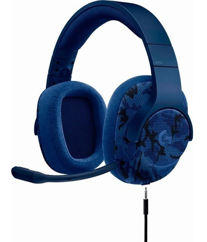 Logitech G433 Auriculares Para Gaming 7.1 (azul Camo) 