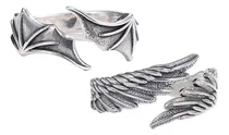 Comprar Jz Anillos De Parejas De Demonio De Ángel Vintage, Anillos