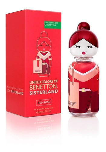 Perfume Benetton Sisterland Red Rose Para Mujer 80 Ml