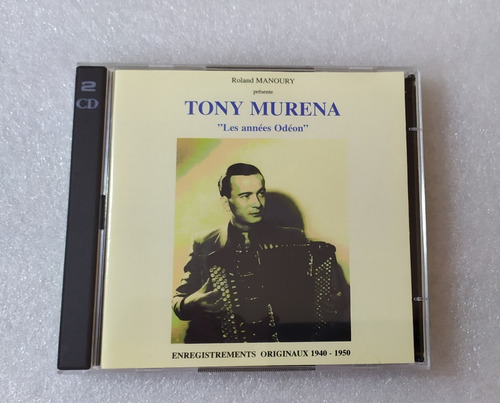 Cd Tony Murena Les Annees Odeon 2 Discos Original 