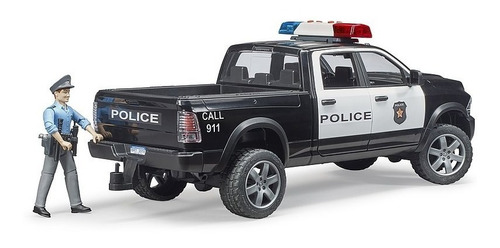 Camioneta Ram 2500 Con Policia - Bruder