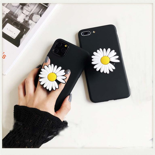 Funda Para Redmi A5 A3x Suave Silicona Crisantemo+mica