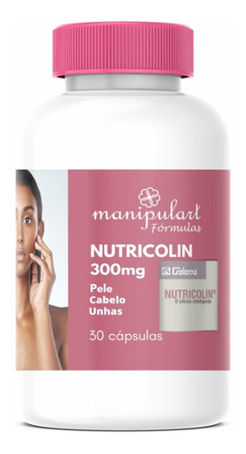 Nutricolin 300mg Com Selo De Autenticidade - 30 Cápsulas Sabor Sem Sabor