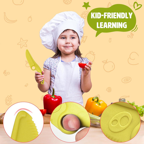 Cuchillo De Aprendizaje Para Niños Pequeños Con Anillo Educa