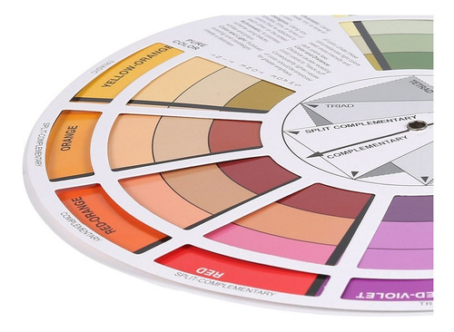 Pro Mix Guide Ronda Tatuaje De Uñas Pigmento De Color Rueda