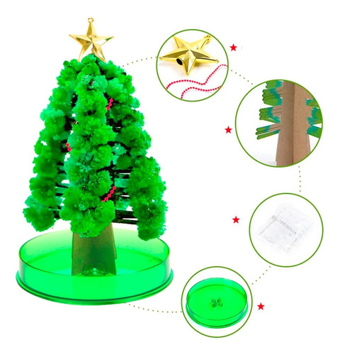 Mini Árbol Mágico Navidad De Decoración