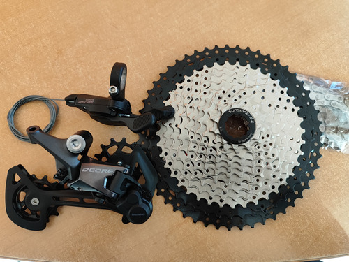 Transmisión Shimano Deore 12s 1x12 M6100 Cassette Hg Mtb 