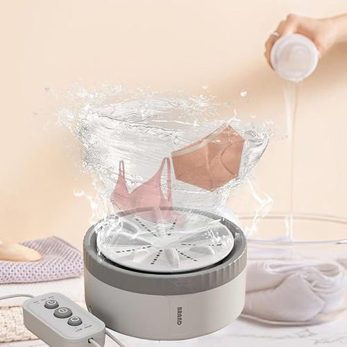 Mini Lavadora Portatil Automática Ultrasónica Para El Hogar