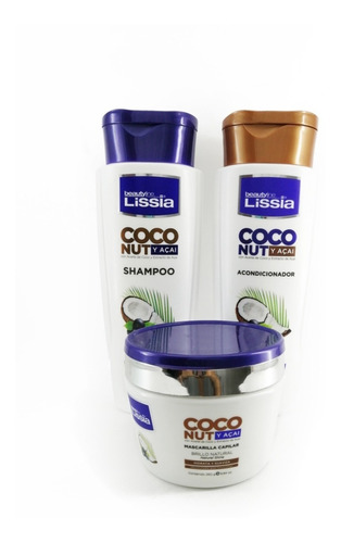 Lissia Kit Shampoo+acondicionador+trata - mL a $218