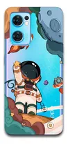 Comprar Funda Astronauta D Transparente Para Oppo Astronautas Para Oppo A79 5g