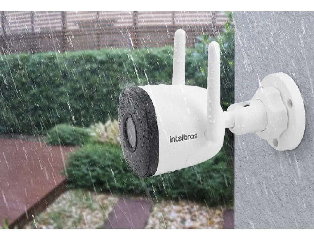 Câmera Inteligente Intelbras Im5 S 4mp Full Hd Ip67 Wi-fi Cor Branco