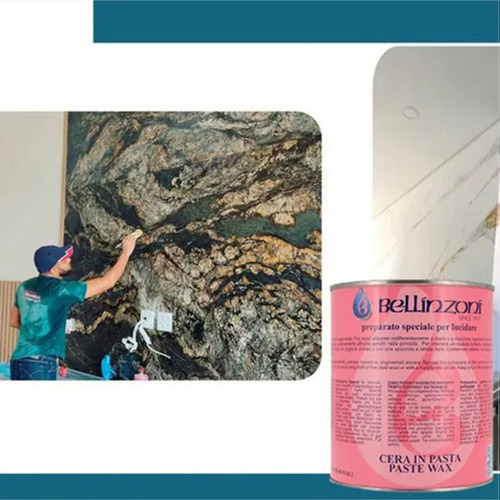 Cera Bellinzoni Lata Rosa P Polimento Mármore Granito 350g