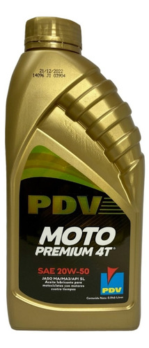 Aceite Pdv 20w50 4t Moto