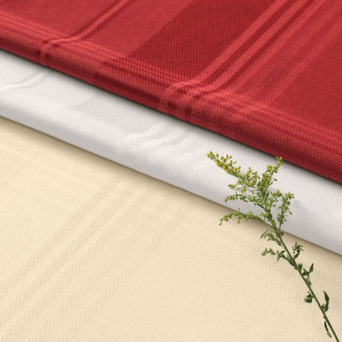 Toalha de Mesa Retangular 12 Lugares Jacquard Fragnani Branco