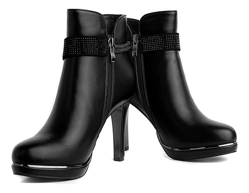 Bota Botineta Mujer Fragola Ruby 91202 Taco Fino Vestir