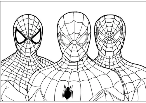 Kit 100 Desenhos Para Pintar E Colorir Homem Aranha Spiderman