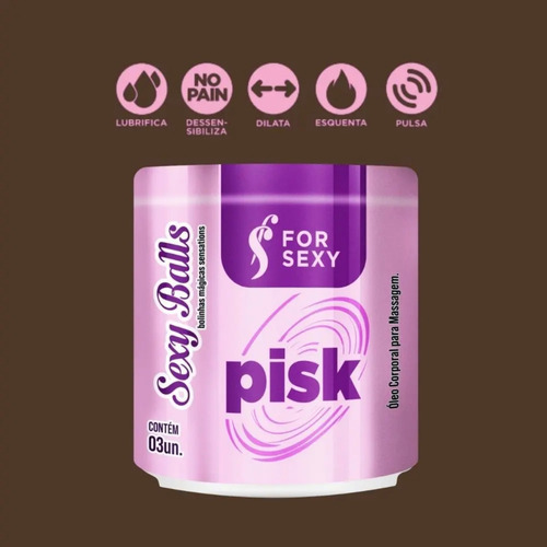Kit Bolinha Explosiva Lubrificante Ball Gel Intimo 8 Unid