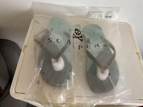 Sandalias Verde Menta Scalpers Hombre Tallas 25.5 Y 26mx