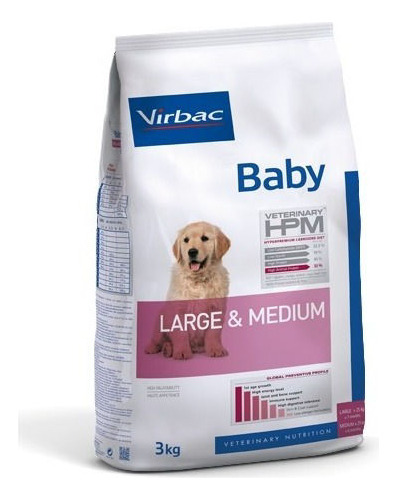 Virbac Hpm Baby Large & Medium 12kg Mas Envio