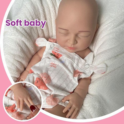 Bebê Pintado De Damasco Para Menina Renascida De Silicone De