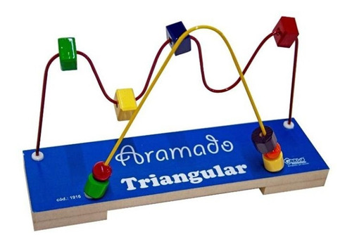 Imagem 2 de 8 de Brinquedo Pedagógico Educativo Kit Aramado 6 Itens Carlu