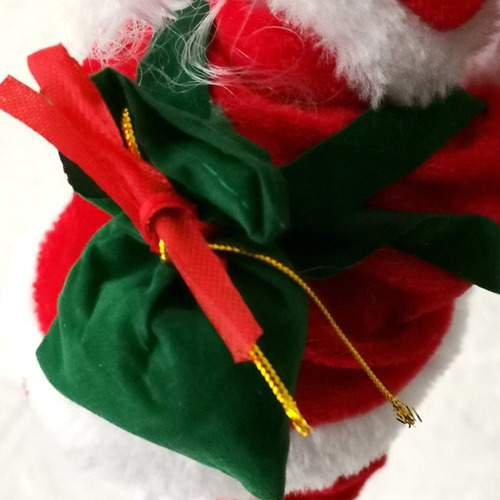 Novidade Fun Elétrica Escalada Escada Papai Noel Estatueta E