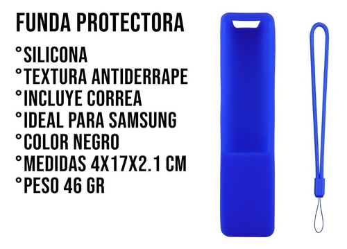 Imagen 2 de 10 de Funda Para Control Samsung 4k Uhd Silicon Case Protector