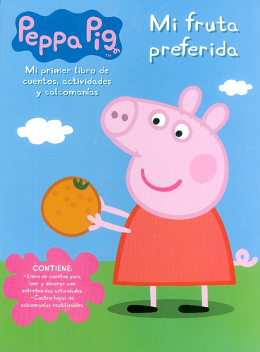 Peppa Pig. Mi Fruta Preferida, de Varios autores. 1772383676, vol. 1. Editorial Editorial Grupo Planeta, tapa dura, edición 2018 en español, 2018