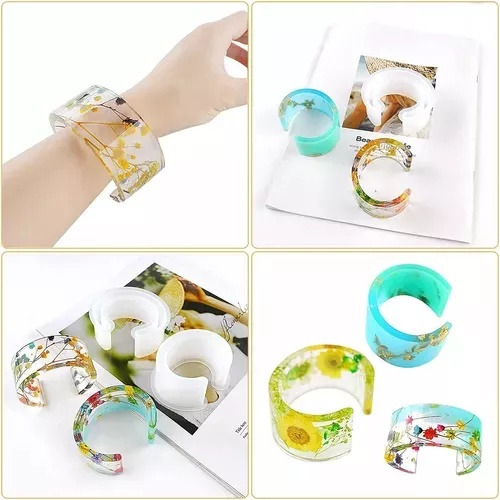 Pulsera Molde De Silicona De Resina De Anillo De Brazalete