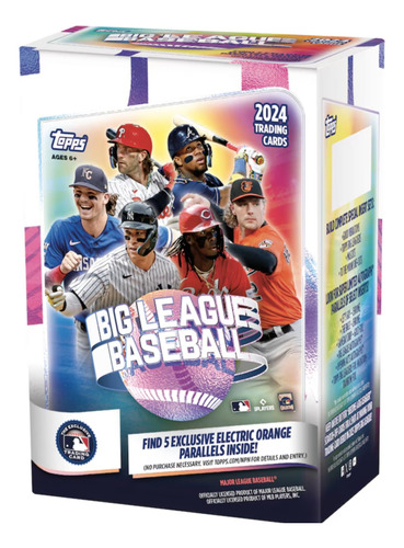 Caja Económica Topps Big League 2024 De Baseball Cards, 10 P