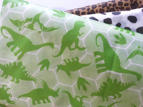Tnt Estampado Dinossauro Decoracao 1,4m X 3 Metros