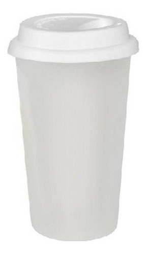 Vaso De Vidrio Frosted Con Tapa Sublimarts