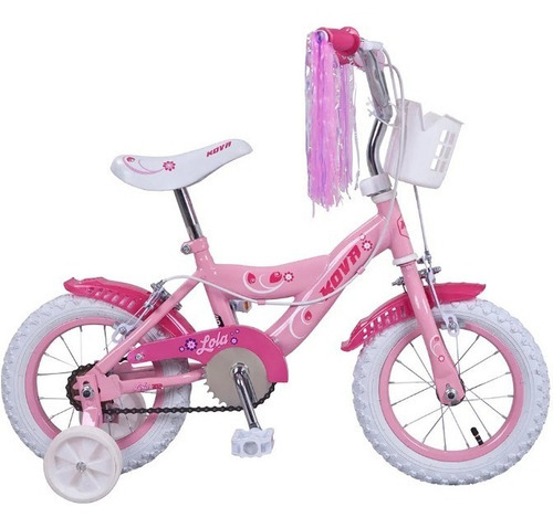 Bicicleta Kova Lola Con Rodado 12 Color Rosa