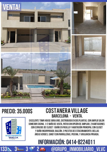 Imagen 13 de 13 de Town House En Venta Costanera Village Nva Barcelona