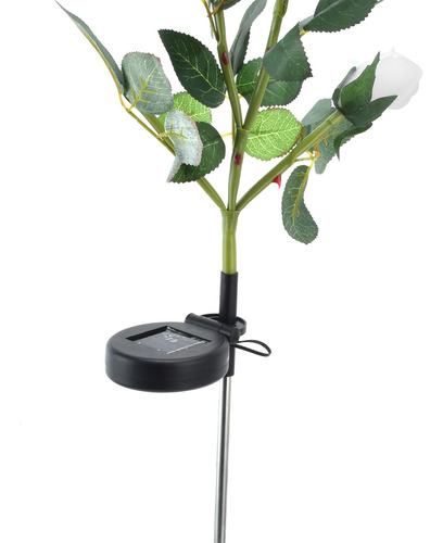 Lámpara Led Para Césped, 2 Piezas, Con Forma De Flor Solar,