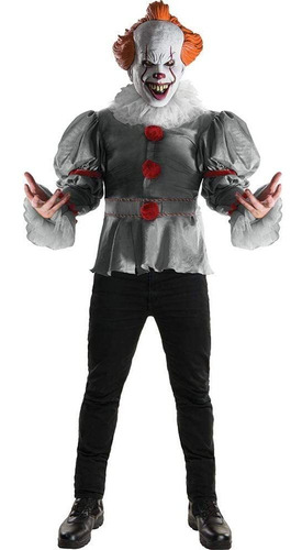 Imagen 1 de 5 de Disfraz De Rubie Adult Deluxe It It Pennywise, Pequeño, Gris