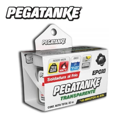 Soldadura Al Frio Pegatanke Alta Resistencia Transparente