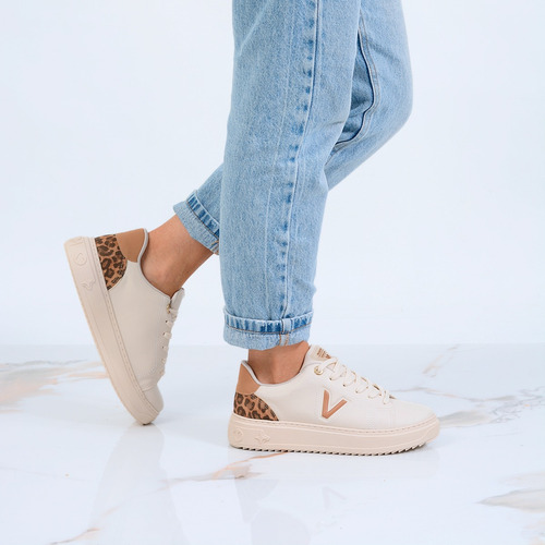Zapatilla Sneakers Mujer Con Plataforma Via Marte Urbanas.