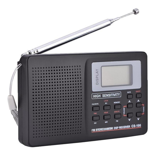 Fm/am/sw/lw/tv Sonido Receptor De Frecuencia Completa Recept