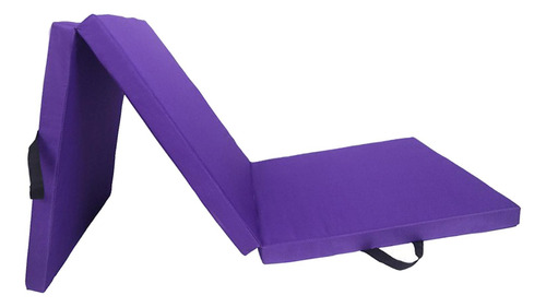 Estera De Ejercicio Gruesa Plegable De Tela Oxford Morada