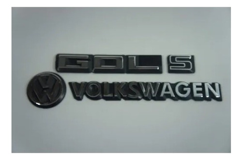 Kit Emblemas Volkswagen Vw Mala Gol S 83 A 90